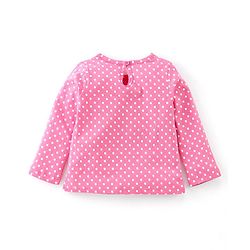 Babyhug Cotton Knit Full Sleeves Fawn & Floral Print T-Shirts Pack of 3 - Pink Purple & Yellow