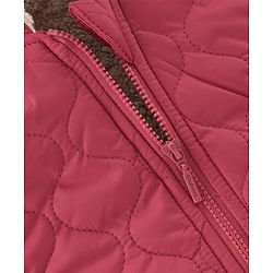 Babyhug Full Sleeves Solid Colour Quilted Hooded Jacket - Red
