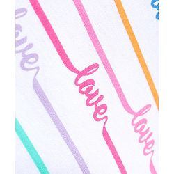 Babyhug 100% Cotton Interlock Cap Sleeves Onesies Love Print Pack of 3 - Multicolor