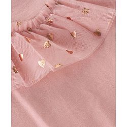 Babyhug 100% Cotton Knit Full Sleeves Top & Legging Set Heart Print - Pink & Blue