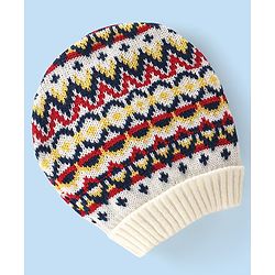 Babyhug Woollen Cap - Multicolour
