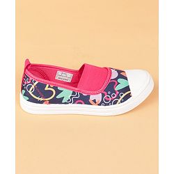Cute Walk by Babyhug Slip On Casual Shoes Abstract Print - Blue