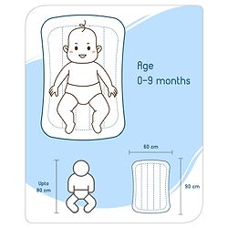 Babyhug Cotton Bedding Set with Mosquito Net Hot Air Balloon Print -  Pink