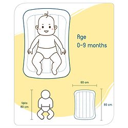 Babyhug Cotton Bedding Set with Mosquito Net Hot Air Balloon Print -  Pink