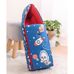 Babyhug Cotton Sleeping Bag Hot Air Balloon Print - Pink