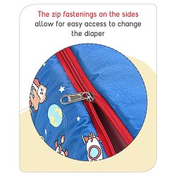 Babyhug Cotton Sleeping Bag Hot Air Balloon Print - Pink