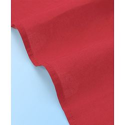 Babyhug Cotton Solid Full Sleeves Kurta Pyjama - Red