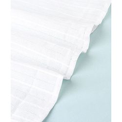 Babyhug 100% Cotton Woven Full Sleeves Handloom Dobby Dhoti Kurta Set - White