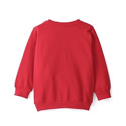 Babyhug 100% Cotton Knit Full Sleeves Graphics Printed Sweatshirt - Red