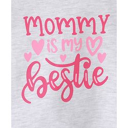 Babyhug Cotton Knit Full Sleeves Graphics Printed Sweatshirt - Grey Melange