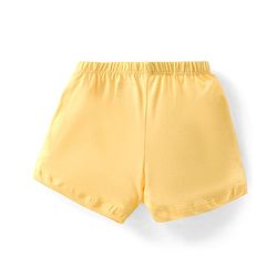 Babyhug 100% Cotton Trunk Striped & Frog Print Pack Of 3 - Yellow White & Green