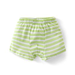 Babyhug 100% Cotton Trunk Striped & Dino Print Pack Of 3 - Green Blue & Orange