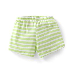 Babyhug 100% Cotton Trunk Striped & Dino Print Pack Of 3 - Green Blue & Orange