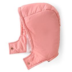 Babyhug Woven Full Sleeves Solid Colour Jacket with Detachable Hood - Pink