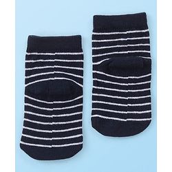 Cute Walk by Babyhug Cotton Knit Anti-Bacterial Ankle Length Dalmatians & Paw Design Socks Pack of 3 - Multicolour