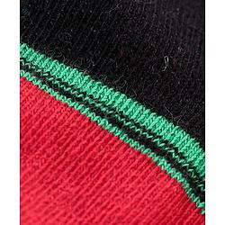 Cute Walk by Babyhug Cotton Knit Ankle Length Anti Bacterial Socks Stripe Design Pack of 5 - Multicolor
