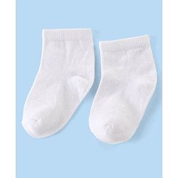 Cute Walk by Babyhug Cotton Ankle Length Anti-Bacterial Socks Stripes Design Pack of 5 - Multicolour