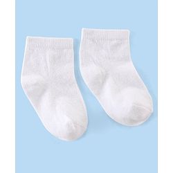 Cute Walk by Babyhug Cotton Ankle Length Anti-Bacterial Socks Stripes Design Pack of 5 - Multicolour