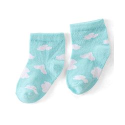 Cute Walk by Babyhug Cotton Ankle Length Anti-Bacterial Socks Stripes Design Pack of 5 - Multicolour