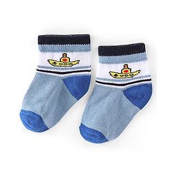 Cute Walk by Babyqhug Anti-Bacterial Ankle Length Ship Design Socks Pack of 5 - Multicolour