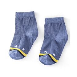 Cute Walk by Babyhug Cotton Knit Ankle Length Anti Bacterial Socks Astronaut Design Pack of 5 - Multicolor