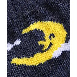 Cute Walk by Babyhug Cotton Knit Ankle Length Anti Bacterial Socks Astronaut Design Pack of 5 - Multicolor