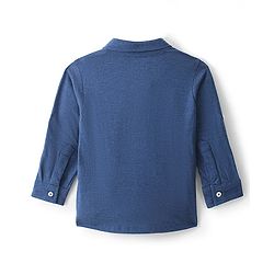 Babyhug Cotton Knit Full Sleeves Paw Patrol Printed Shirt - Navy