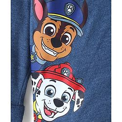 Babyhug Cotton Knit Full Sleeves Paw Patrol Printed Shirt - Navy