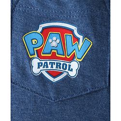 Babyhug Cotton Knit Full Sleeves Paw Patrol Printed Shirt - Navy