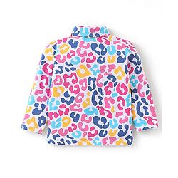 Babyhug 100% Cotton Full Sleeves Skivi Tee Abstract Print - Multicolor