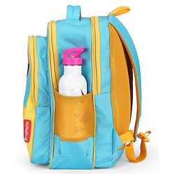 Babyhug Super Hero Backpack Blue - 16 Inch