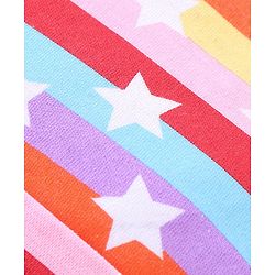 Babyhug 100% Cotton Knit Cap Mittens & Booties Set Star Print - Multicolour