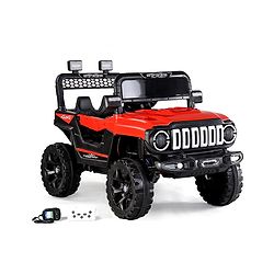 Babyhug Battery Operated Ride On Jeep with Remote Control - Red