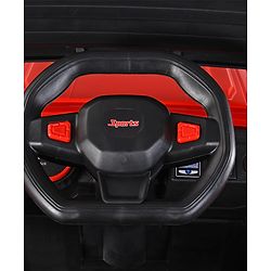 Babyhug Battery Operated Ride On Jeep with Remote Control - Red