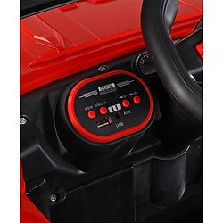 Babyhug Battery Operated Ride On Jeep with Remote Control - Red
