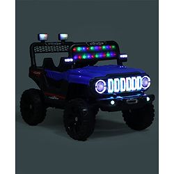 Babyhug Battery Operated Ride On Jeep with Remote Control - Blue