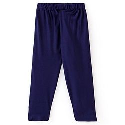 Babyhug Full Sleeves Sequenced Pathani Kurta Pyjama Set - Navy Blue