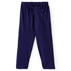 Babyhug Full Sleeves Sequenced Pathani Kurta Pyjama Set - Navy Blue