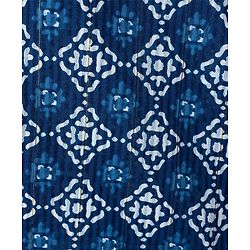 Babyhug Cotton Woven Full Sleeves Kurta Dhoti Set with Floral Print - Blue