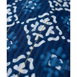 Babyhug Cotton Woven Full Sleeves Kurta Dhoti Set with Floral Print - Blue