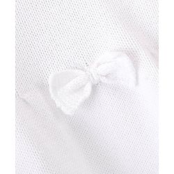 Babyhug Knitted Full Sleeves Woollen Dress With Solid Colour - Offwhite