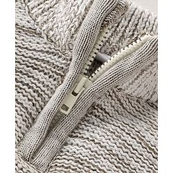 Babyhug Cotton Knitted Full Sleeves Solid Colour Sweater - Multicolour