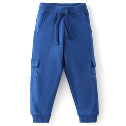 Babyhug 100% Cotton Knit Half & Full Sleeves T-Shirt & Lounge Pant With Text Print - Grey Red & Blue