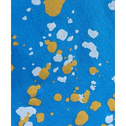 Babyhug 100% Cotton Knit Full Sleeves Hooded T-Shirt & Lounge Pant Set Emoji Print - Blue