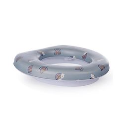 Babyhug Soft Cushioned Baby Potty Seat Rainbow Print- Green & Blue