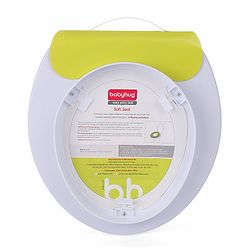Babyhug Soft Cushioned Baby Potty Seat Rainbow Print- Green & Blue