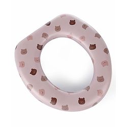 Babyhug Soft Cushioned Baby Potty Seat Panda Print - Coffee