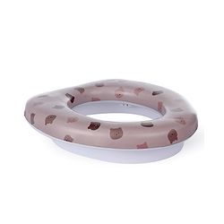 Babyhug Soft Cushioned Baby Potty Seat Panda Print - Coffee