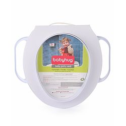Babyhug Soft Potty Seat With Handle Strawberry Print - Light Pink