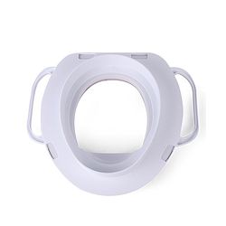 Babyhug Soft Potty Seat With Handle Strawberry Print - Light Pink